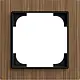 Busch-Jaeger 1721-4086 afdekraam 1-voudig Art Linear hout walnoot