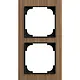 Busch-Jaeger 1722-4086 afdekraam 2-voudig Art Linear hout walnoot