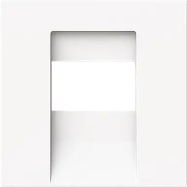 Busch-Jaeger 1766-44M centraalplaat USB / luidspreker Art Linear studiowit mat