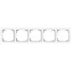 Busch-Jaeger 1725-44M afdekraam 5-voudig Art Linear studiowit mat