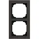 Busch-Jaeger 1722-4045 afdekraam 2-voudig Art Linear papier zwart