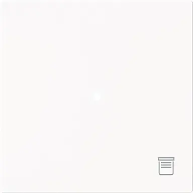Busch-Jaeger 6232-10-44M bedieningswip 1-voudig met symbool jaloezie tbv bedieningselement flex Art Linear studiowit mat