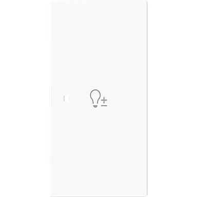 Busch-Jaeger 6234-22-44M bedieningswip rechts symbool dimmer tbv bedieningselement flex 2-voudig Art Linear studiowit mat
