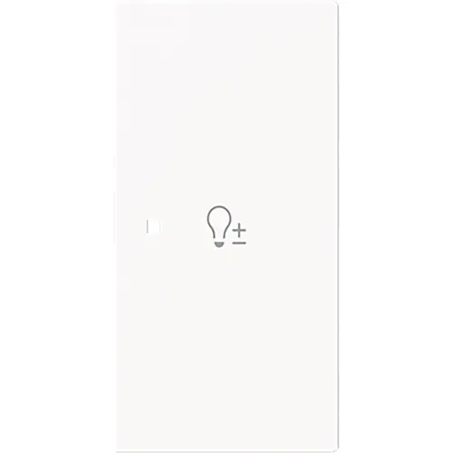 Busch-Jaeger 6234-22-44M bedieningswip rechts symbool dimmer tbv bedieningselement flex 2-voudig Art Linear studiowit mat