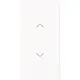 Busch-Jaeger 6232-20-44M bedieningswip links of rechts met pijlsymbolen tbv bedieningselement flex 2-voudig Art Linear studiowit mat