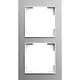 Busch-Jaeger 1722-4073 afdekraam 2-voudig Art Linear aluzilver
