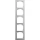 Busch-Jaeger 1725-4073 afdekraam 5-voudig Art Linear aluzilver