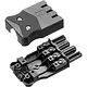 Adels AC 166 GBUF/ 425 ZW contrastekker female 4-polig 20A zwart - set van 10 stuks