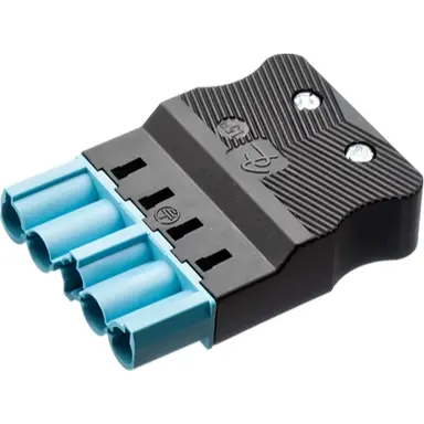Adels AC 166 GSTF/ 515PBL Stekker male 5-polig 20A blauw