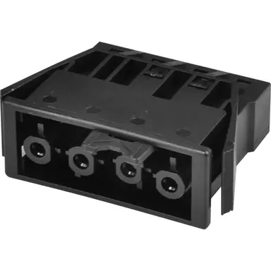 Adels AC 166 GEBU/ 4 ZW contrastekker female 4-polig zwart