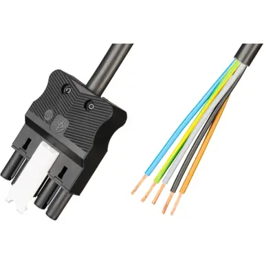 Adels AC166 ALCGB/525 37.5 aansluitkabel female 5-polig 2,5mm² 20A 5M blauw