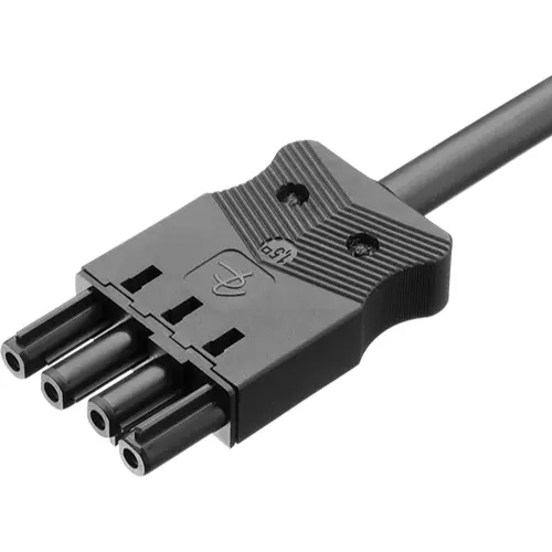 Adels AC166 ALCGB/415 200 aansluitkabel female 4-polig 1,5mm² 16A 2M zwart