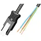 Adels AC166 ALCGB/325 37.5 aansluitkabel female 3-polig 2,5mm² 20A 5M zwart