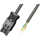 Adels AC166 ALCGB/315 500 aansluitkabel halogeenvrij female 3-polig 1,5mm² 16A 5M zwart