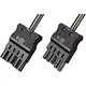 Adels AC166 VLCG/525 400 koppelsnoer halogeenvrij male / female 5-polig 2,5mm² 20A 4M zwart
