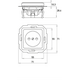 Kopp 926613005 wandcontactdoos zonder randaarde kindveilig HK02 Milano arctic wit glans
