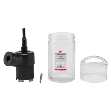 TIP TDB82-AFZ dozenboor 82mm SDS-plus en 6-kant aansluiting met centreerboor en stofafzuiging