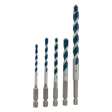 TIP TKBSET-5DQL universeelborenset 5-delig maat 4/5/6/810mm Quick-lock