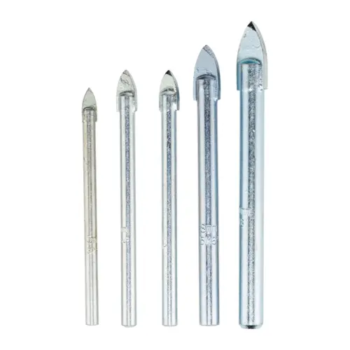 TIP TGB5D Glasborenset tegelboor 5-delig in cassette 1x5-2x6-1x8-1x10mm