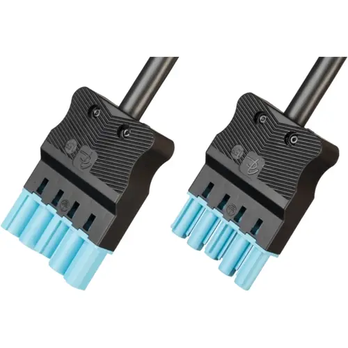 Adels AC166 ALCGS/515 050 aansluitkabel male 5-polig 1,5mm² 16A 0,5m blauw