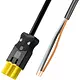 Adels 26224 aansluitsnoer male 3-polig 1,5mm² 1M geel