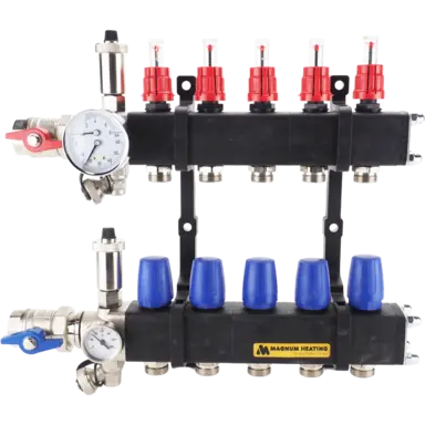 MAGNUM W50008 Premium Kunststof Open vloerverwarming verdeler 8 groeps