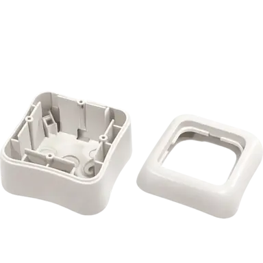 MAGNUM 863010 opbouwrand voor MSC en MXC thermostaat rond wit
