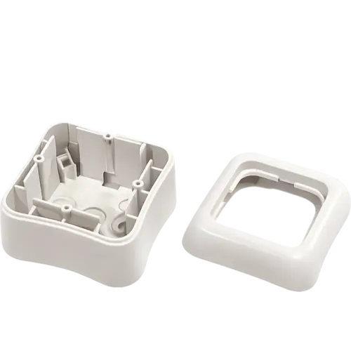 MAGNUM 863010 opbouwrand voor MSC en MXC thermostaat rond wit