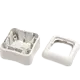 MAGNUM 863010 opbouwrand voor MSC en MXC thermostaat rond wit