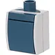 Busch-Jaeger 2601/6 W/TT-53 wisselschakelaar opbouw Ocean IP44 grijs/blauw