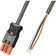 Adels 26225 aansluitkabel female 3-polig 1,5mm² 16A 1m bruin