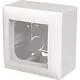 Busch-Jaeger 1711-914 opbouwbak 1-voudig inclusief afdekraam Balance SI wit glans
