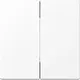 JUNG MAT LS 995 WWM Matter batterijgevoede taster 2-voudig 4-kanaals LS990 sneeuwwit mat
