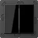JUNG MAT A 595 SW Matter batterijgevoede taster 2-voudig 4-kanaals A-range zwart glans