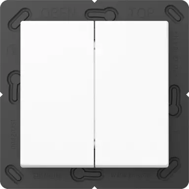 JUNG MAT A 595 WW Matter batterijgevoede taster 2-voudig 4-kanaals A-range alpine wit