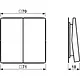 JUNG MAT LS 995 Matter batterijgevoede taster 2-voudig 4-kanaals LS990 creme