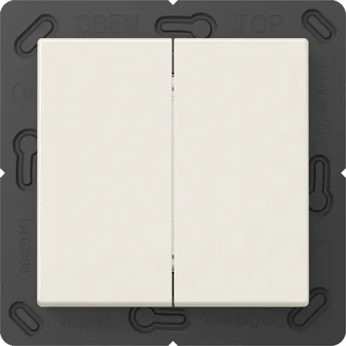 JUNG MAT A 595 Matter batterijgevoede taster 2-voudig 4-kanaals A-range creme