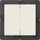 JUNG MAT A 595 Matter batterijgevoede taster 2-voudig 4-kanaals A-range creme