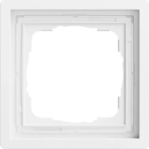 Gira 0211172 afdekraam 1-voudig F100 wit mat