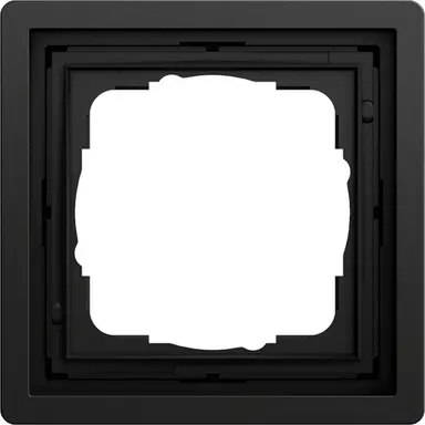 Gira 0211174 afdekraam 1-voudig F100 zwart mat