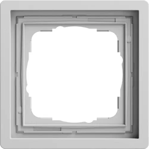 Gira 0211176 afdekraam 1-voudig F100 grijs mat