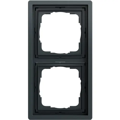 Gira 0212173 afdekraam 2-voudig F100 antraciet
