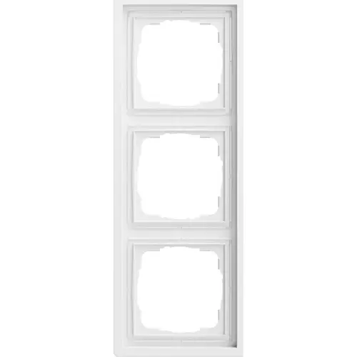 Gira 0213172 afdekraam 3-voudig F100 wit mat