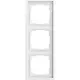 Gira 0213172 afdekraam 3-voudig F100 wit mat