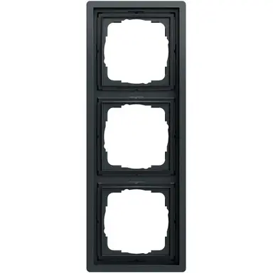 Gira 0213173 afdekraam 3-voudig F100 antraciet mat