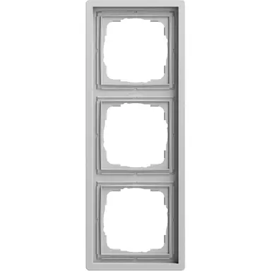 Gira 0213176 afdekraam 3-voudig F100 grijs mat