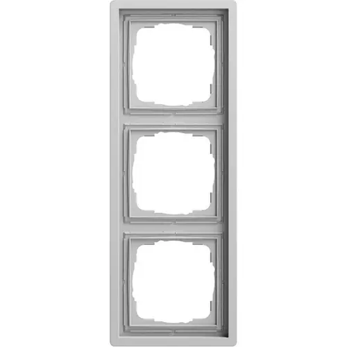 Gira 0213176 afdekraam 3-voudig F100 grijs mat