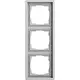 Gira 0213176 afdekraam 3-voudig F100 grijs mat