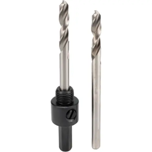 TIP TGZH 6K 14-30 gatzaaghouder 14-30mm zeskantaansluiting 9,5mm met 2 centreerboren 80/100mm