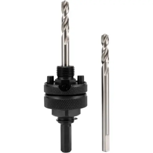 TIP TGZH 6K 32-152 gatzaaghouder 32-210mm zeskantaansluiting 9,5mm met 2 centreerboren 80/100mm